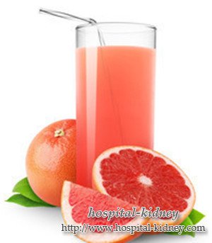 Grapefruit Nützliche ob bei erhöhten Kreatinin-Spiegel