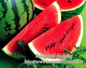 Kann ich essen Wassermelone Patienten mit chronischem Nierenversagen