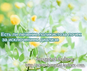 Есть ли лечение поликистоза почек за исключением диализе