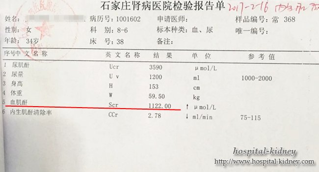 Смотри как Высокий Креатинин с 1122 до 656 через 10 дней используется китайским лечением