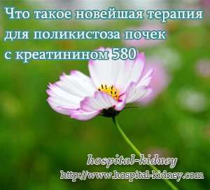 Что такое новейшая терапия для поликистоза почек с креатинином 580
