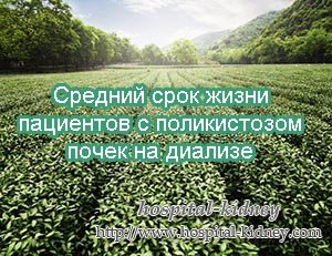 Средний срок жизни пациентов с поликистозом почек на диализе